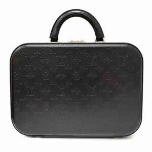 Louis Vuitton Valisette Monogram Glace Black Bag